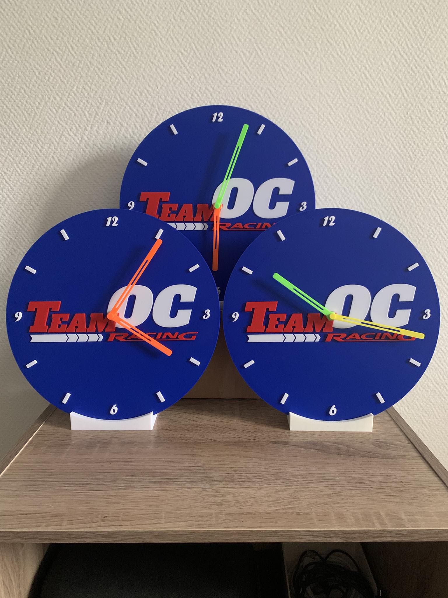 Horloge pour la Team OC