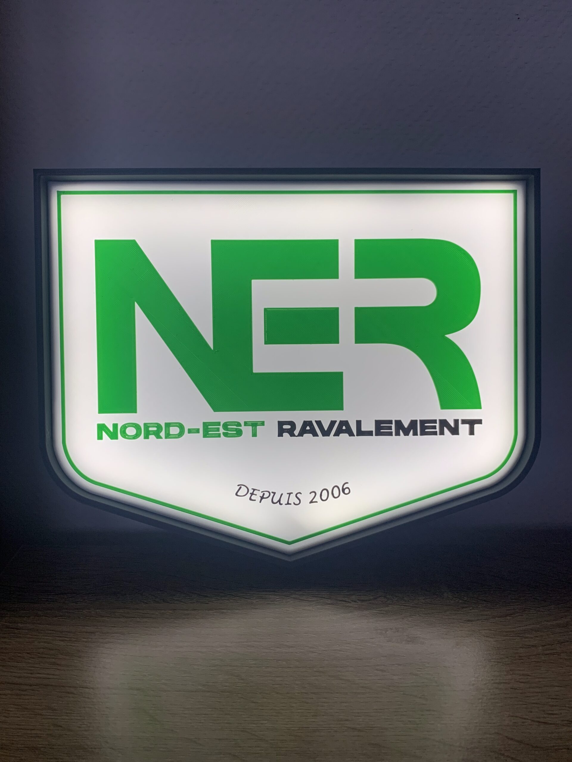 Enseigne LED NER