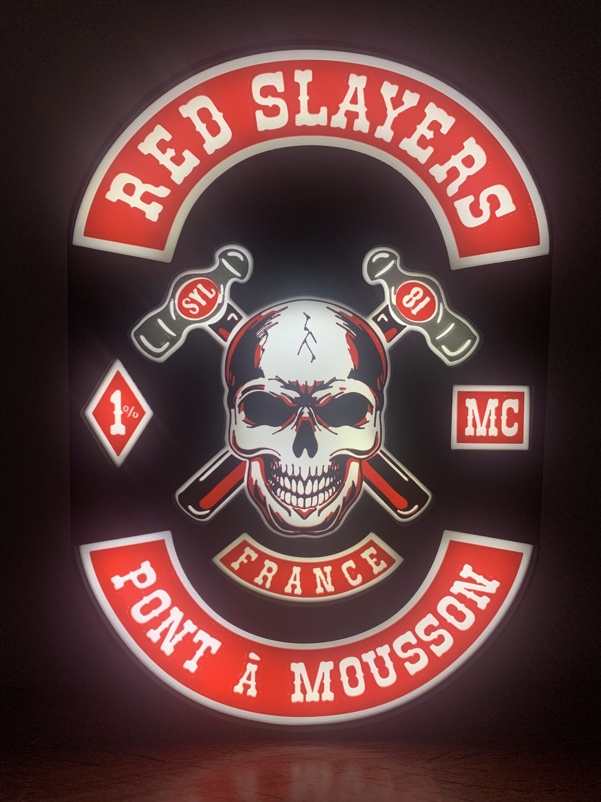 Enseigne LED Red Slayers